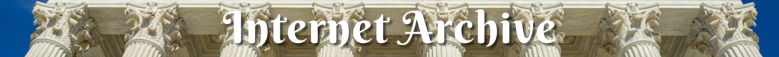 Internet Archive Banner
